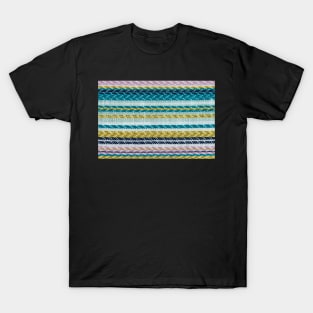 Multi color fabric texture samples T-Shirt